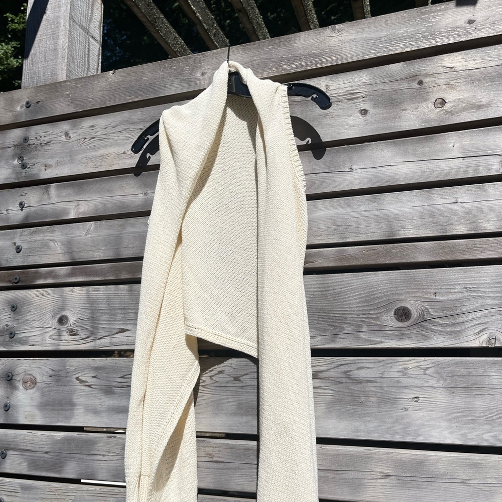 Eileen Fisher Elegant Cream Women's vest Sweater